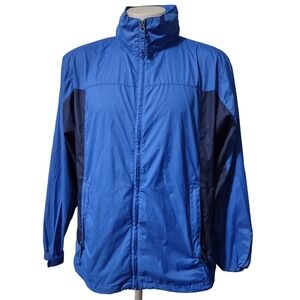 Windbreaker Sierra Experience Blue XL Men Gorpcore Streetwear Lightweight Hooded